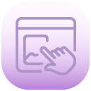 icone criação de landing page agencia de marketing digital